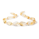 21x7 - 24x13mm Citrine Faceted Tear Drops 15.5 inch 16 Beads AA - Beadsofcambay.com
