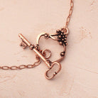 22x22mm Copper Victorian Design with Key Toggle - Beadsofcambay.com