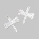 23mm Dragonfly Pendant Charm Set of 2 pieces - Beadsofcambay.com