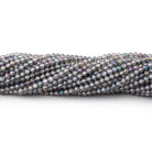 2.3mm Mystic Gray Quartz Micro Faceted Round 12.5 inch 140 Beads - Beadsofcambay.com