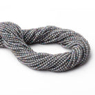 2.3mm Mystic Gray Quartz Micro Faceted Round 12.5 inch 140 Beads - Beadsofcambay.com