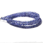 2.5 - 3mm Tanzanite Beads Faceted Rondelle 15 inch 197 pieces - Beadsofcambay.com