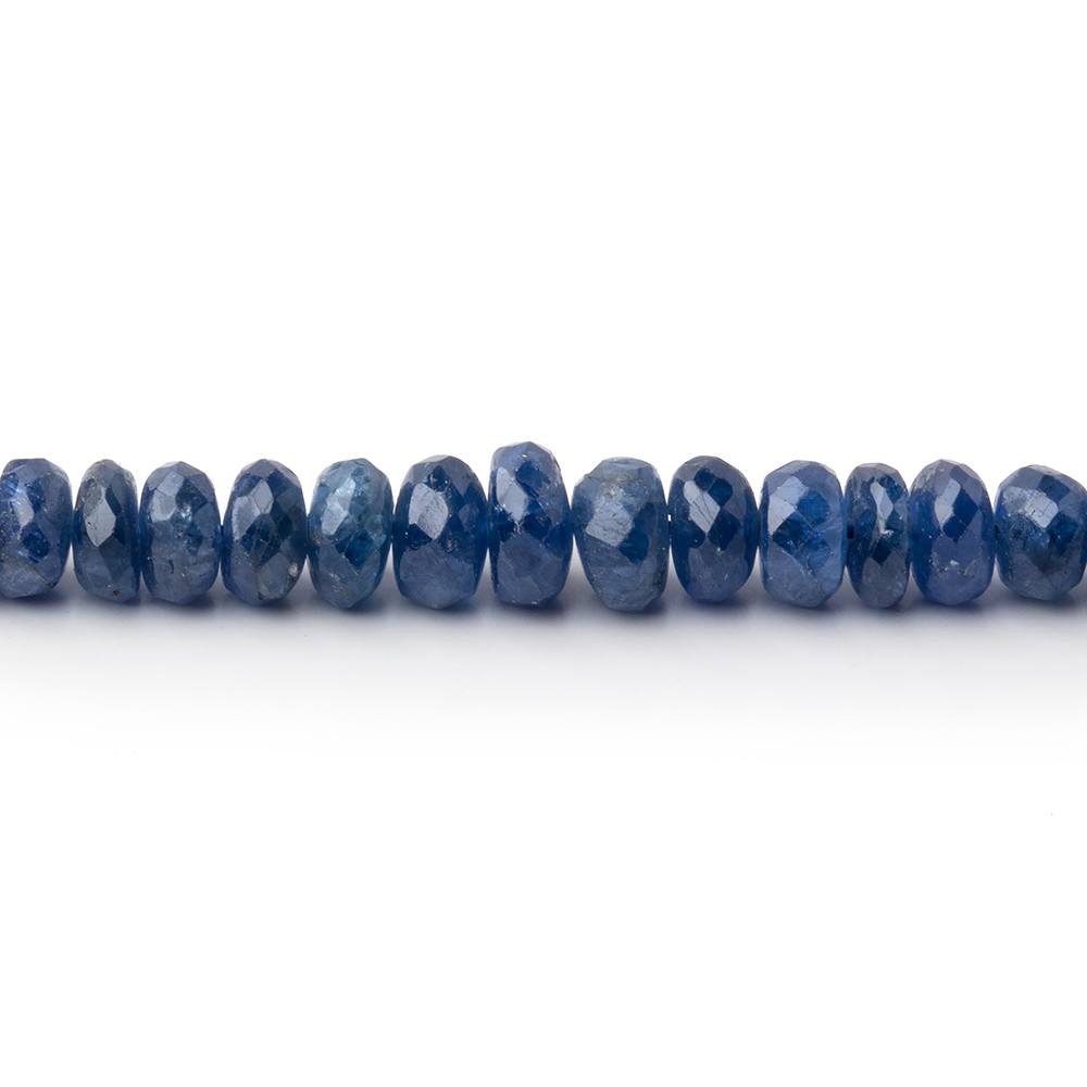 2.5 - 5mm Blue Sapphire Faceted Rondelle Beads 17 inch 234 pieces - Beadsofcambay.com