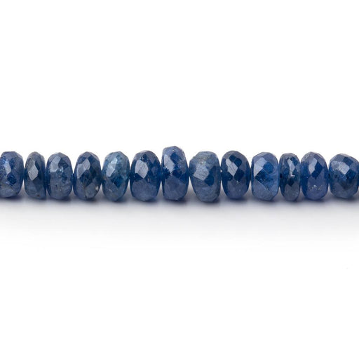 2.5 - 5mm Blue Sapphire Faceted Rondelle Beads 17 inch 234 pieces - Beadsofcambay.com