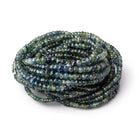 2.5 - 5mm Montana Sapphire Faceted Rondelle Beads 18 inch 200 pieces AA - Beadsofcambay.com