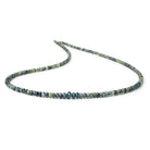 2.5 - 5mm Montana Sapphire Faceted Rondelle Beads 18 inch 200 pieces AA - Beadsofcambay.com
