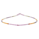 2.5mm Multi Color Sapphire Faceted Rondelle 17 inch 350 Beads - Beadsofcambay.com