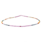 2.5mm Multi Color Sapphire Faceted Rondelle Beads 17 inch 350 pieces - Beadsofcambay.com