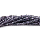 2.5mm Shaded Indigo Spinel Plain Rondelle Beads 16 inch 300 pieces AA - Beadsofcambay.com