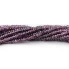 2.5mm Shaded Plum Spinel Plain Rondelle Beads 16 inch 300 pieces AA - Beadsofcambay.com