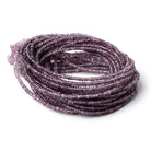2.5mm Shaded Plum Spinel Plain Rondelle Beads 16 inch 300 pieces AA - Beadsofcambay.com
