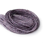 2.5mm Shaded Purple Spinel Plain Rondelle Beads 16 inch 300 pieces AA - Beadsofcambay.com