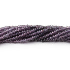 2.5mm Shaded Purple Spinel Plain Rondelle Beads 16 inch 300 pieces AA - Beadsofcambay.com