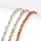 2.5mm Shiny Faceted Nugget Beads 8 inch 80 pieces - Beadsofcambay.com