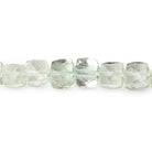 5-6.5mm Prasiolite Green Amethyst faceted cubes 8 inches 33 beads AA - BeadsofCambay.com