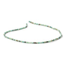 2mm African Turquoise Micro Faceted Cube 12.5 inch 140 Beads - Beadsofcambay.com