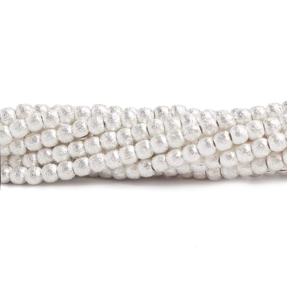 2mm Brushed Round Beads - Beadsofcambay.com