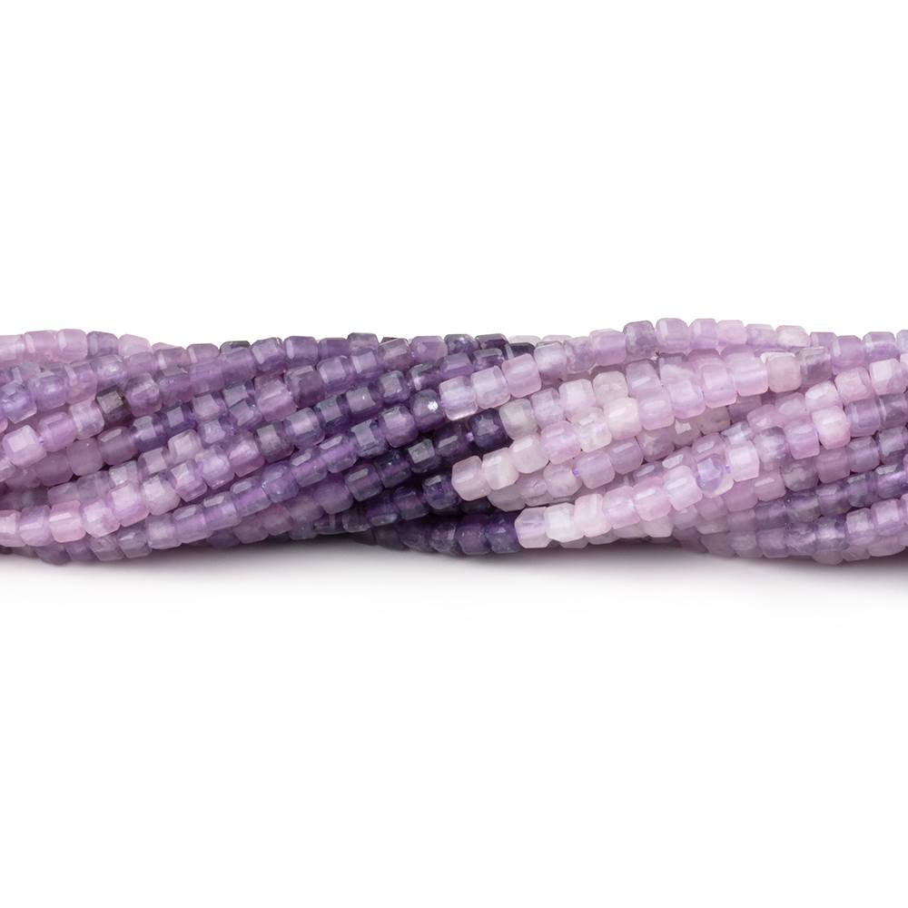2mm Cape Amethyst Micro Faceted Cube Beads 12.5 inch 140 Beads - Beadsofcambay.com