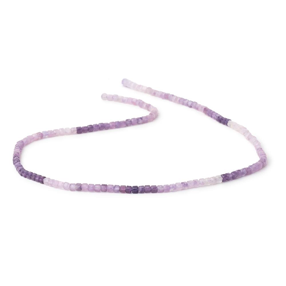 2mm Cape Amethyst Micro Faceted Cube Beads 12.5 inch 140 Beads - Beadsofcambay.com
