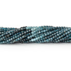 2mm Grandidierite Micro Faceted Cube 12.5 inch 150 Beads - Beadsofcambay.com