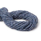 2mm Iolite Micro Faceted Cube Beads 12.5 inch 140 pieces A - Beadsofcambay.com