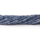 2mm Iolite Micro Faceted Cube Beads 12.5 inch 140 pieces A - Beadsofcambay.com
