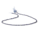 2mm Iolite Micro Faceted Round Beads 12.5 inch 168 pieces AA - Beadsofcambay.com