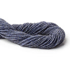 2mm Iolite Micro Faceted Round Beads 12.5 inch 168 pieces AA - Beadsofcambay.com