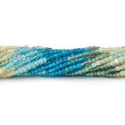 2mm Multi Color Apatite Micro Faceted Cube Beads 15 inch 185 pieces AA - Beadsofcambay.com