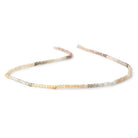 2mm Multi Color Zircon Micro Faceted Cube 12.5 inch 132 Beads - Beadsofcambay.com