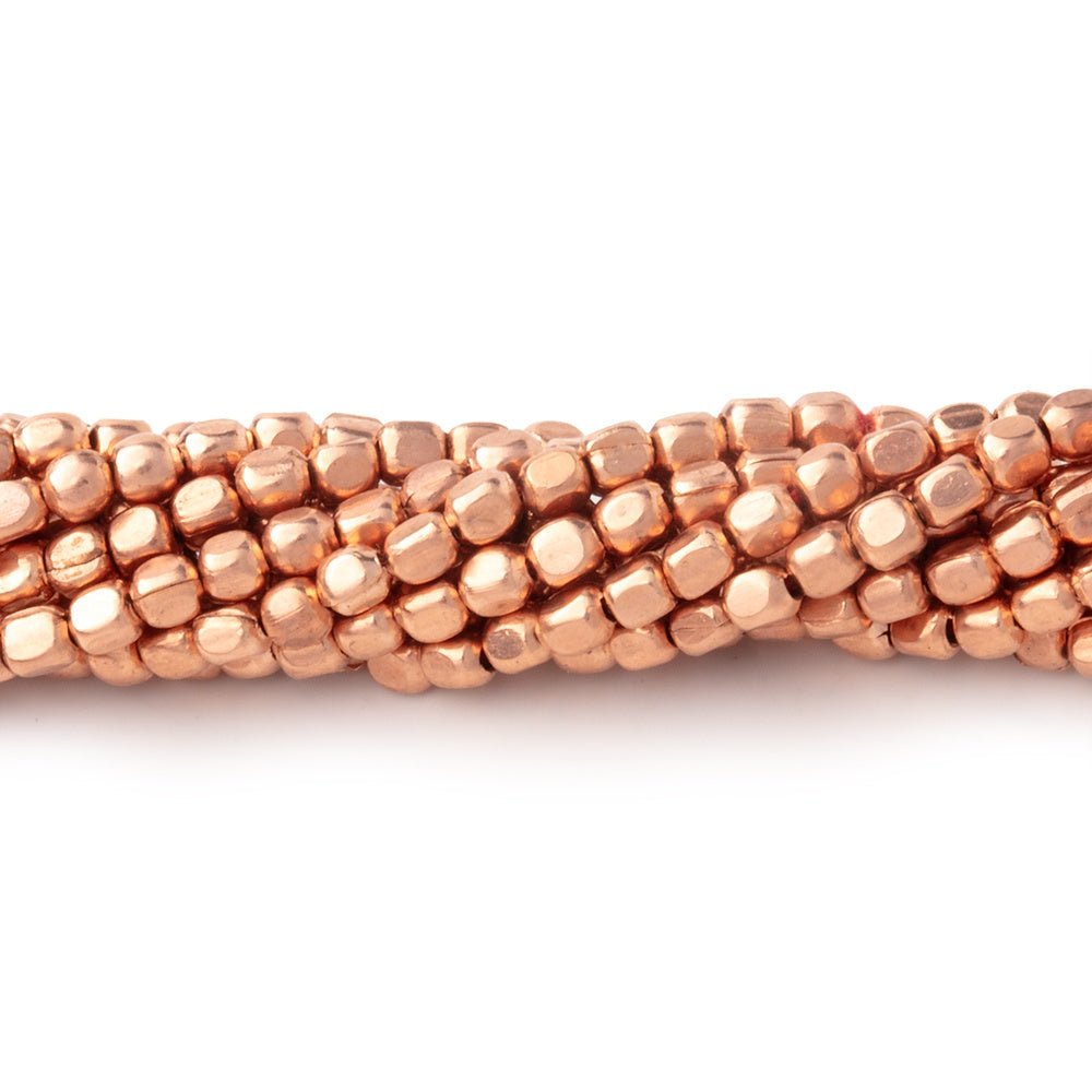 2mm Polished Cube Beads - Beadsofcambay.com