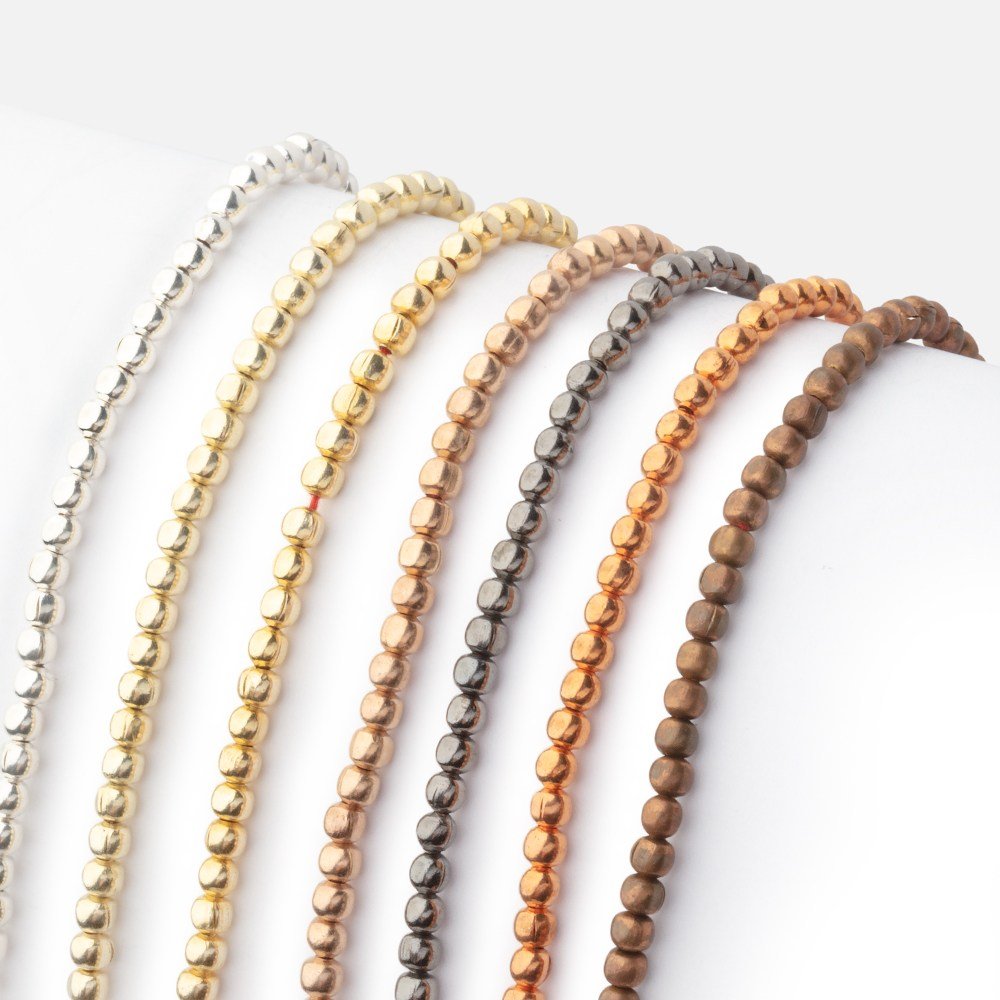 2mm Polished Round Beads - Beadsofcambay.com