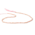 2mm Rhodochrosite Micro Faceted Round 12.5 inch 168 Beads - Beadsofcambay.com