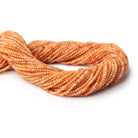 2mm Shaded Carnelian Micro Faceted Round Beads 12.5 inch 164 pieces - Beadsofcambay.com