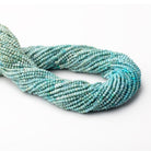 2mm Shaded Larimar Micro Faceted Round 12.25 inch 180 Beads - Beadsofcambay.com