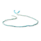 2mm Shaded Larimar Micro Faceted Round 12.25 inch 180 Beads - Beadsofcambay.com