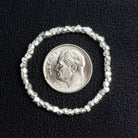 2mm Sterling Silver Faceted Nugget Beads 4 inch 50 pieces - Beadsofcambay.com