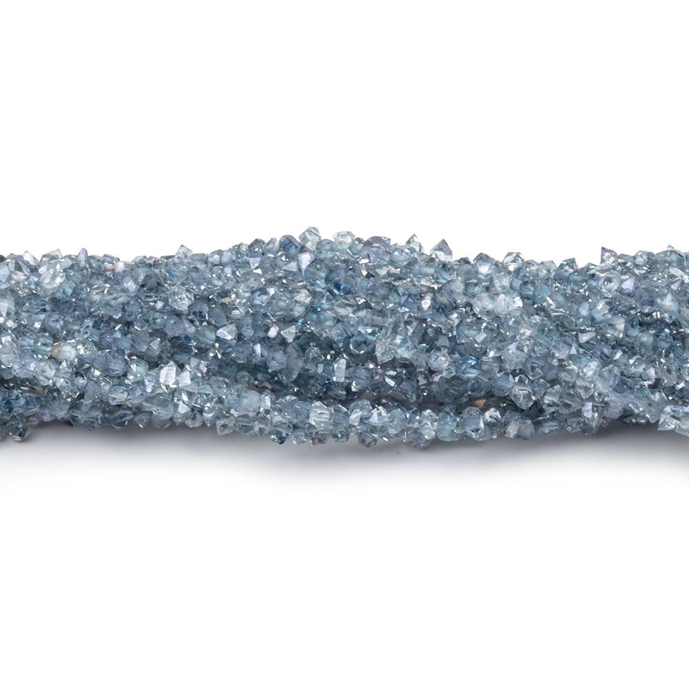 2x1-3x1.5mm Aqua Double Terminated Quartz Beads 15.5 inch 300 pieces - Beadsofcambay.com