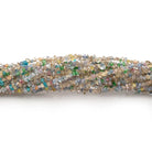 2x1 - 3x1.5mm Multi Color Double Terminated Quartz Beads 15 inch 275 pieces - Beadsofcambay.com