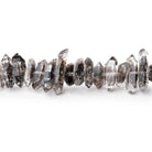 2x6 - 3x8mm Double Terminated Quartz Beads 14 inch 155 pieces - Beadsofcambay.com