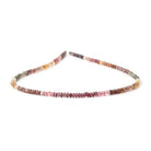 3 - 3.5mm Multi Color Spinel Plain Rondelle Beads 16 inch 220 pieces - Beadsofcambay.com