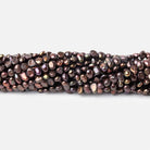 3 - 4mm Chocolate Petite Baroque Freshwater Pearls 15.5 inch 130 Beads - Beadsofcambay.com