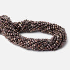3 - 4mm Chocolate Petite Baroque Freshwater Pearls 15.5 inch 130 Beads - Beadsofcambay.com