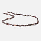 3 - 4mm Chocolate Petite Baroque Freshwater Pearls 15.5 inch 130 Beads - Beadsofcambay.com