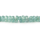 3 - 5.5mm Teal Green Kyanite Faceted Rondelle Beads 16 inch 150 pieces AA - Beadsofcambay.com