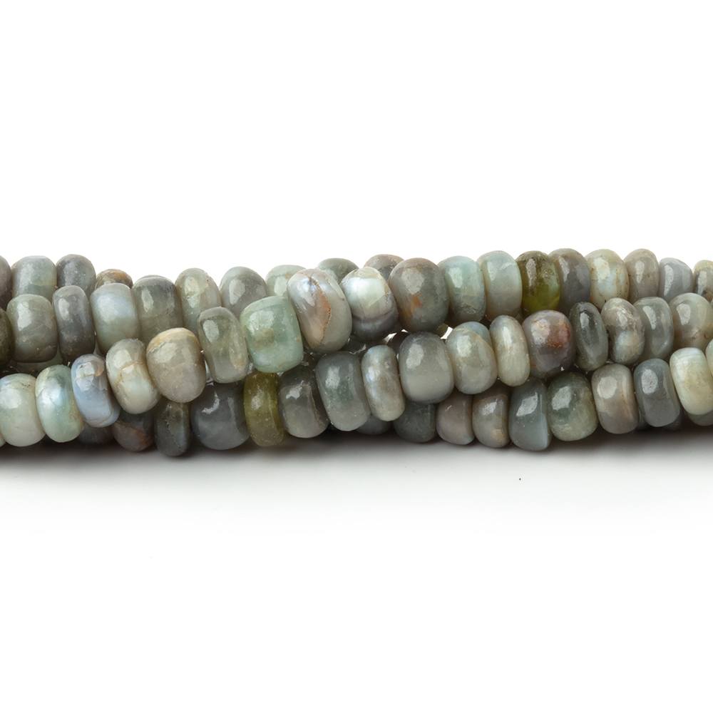 3 - 5mm Cat's Eye Chrysoberyl Plain Rondelle Beads 18 inch 245 pieces - Beadsofcambay.com
