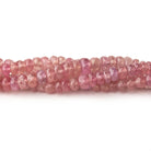 3 - 5mm Ruby faceted rondelle Beads 16 inch 177 pieces - Beadsofcambay.com