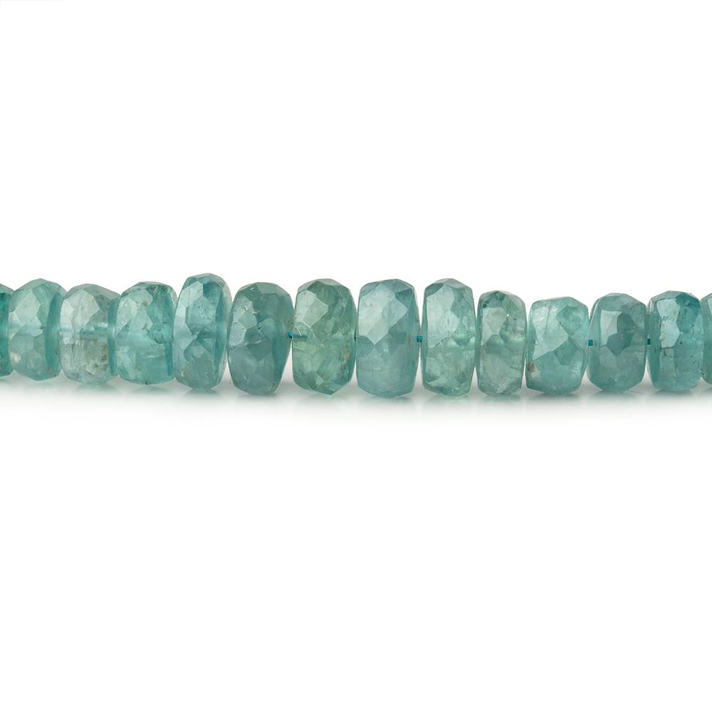 3 - 5mm Teal Green Kyanite Faceted Rondelle Beads 16 inch 159 pieces AA - Beadsofcambay.com