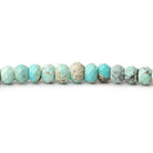 3-5mm Turquoise Faceted Rondelle Beads 18 inch 175 pieces - Beadsofcambay.com