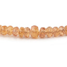 3 - 6.5mm Precious Topaz Faceted Rondelle Beads 16 inch 165 pieces AA - Beadsofcambay.com